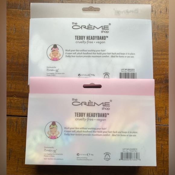 •NIB•{2} The Crème Shop Teddy Headyband Bundle - Picture 2 of 5